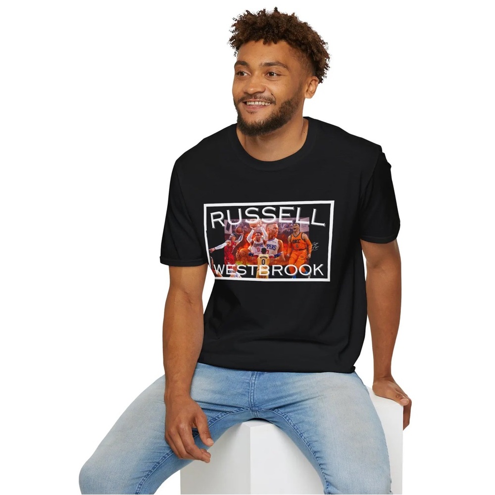 Russell Westbrook Black Graphic T-Shirt
